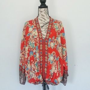 Free people bohemian blouse
